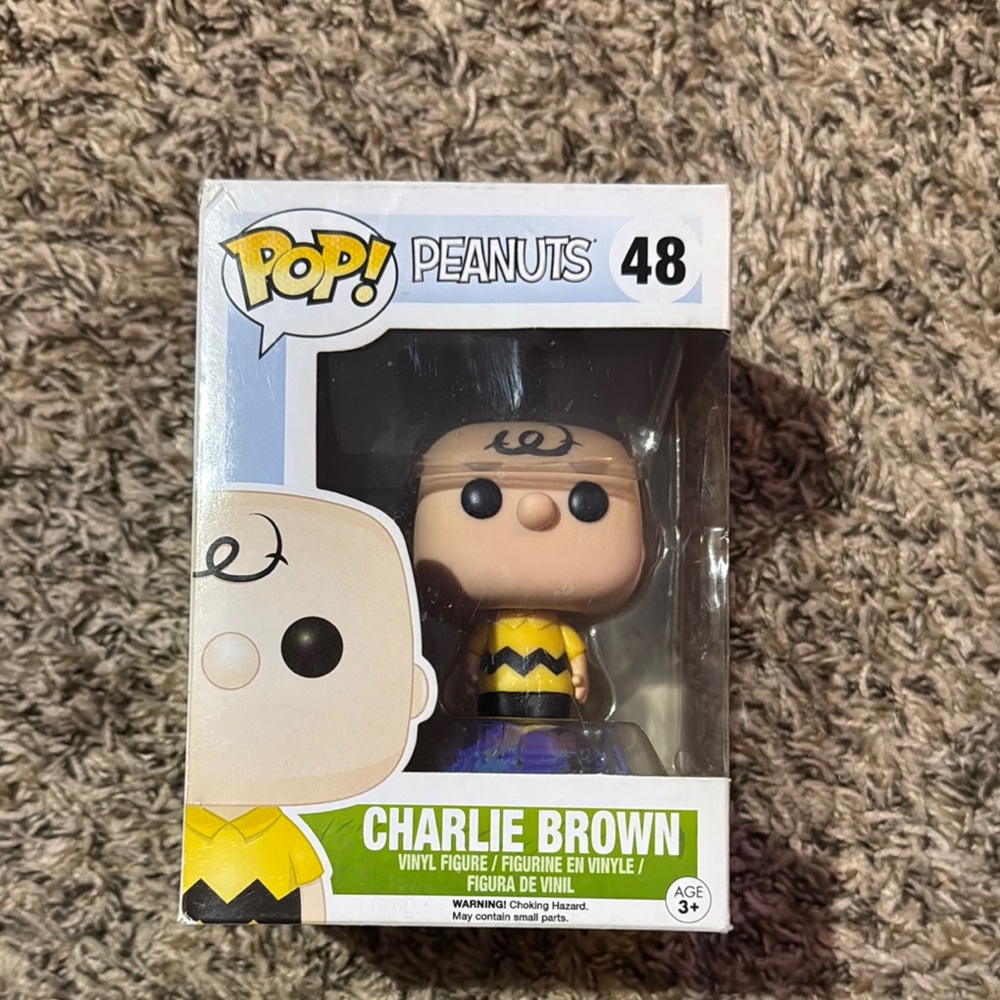 Funko Pop Charlie Brown in Yellow and Black